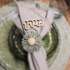 שמות בחיתוך לייזר מעץ – מיתוג אירועים וחגים משפחתיים. - מתנה בהתאמה אישית עם חריטה | עמבה